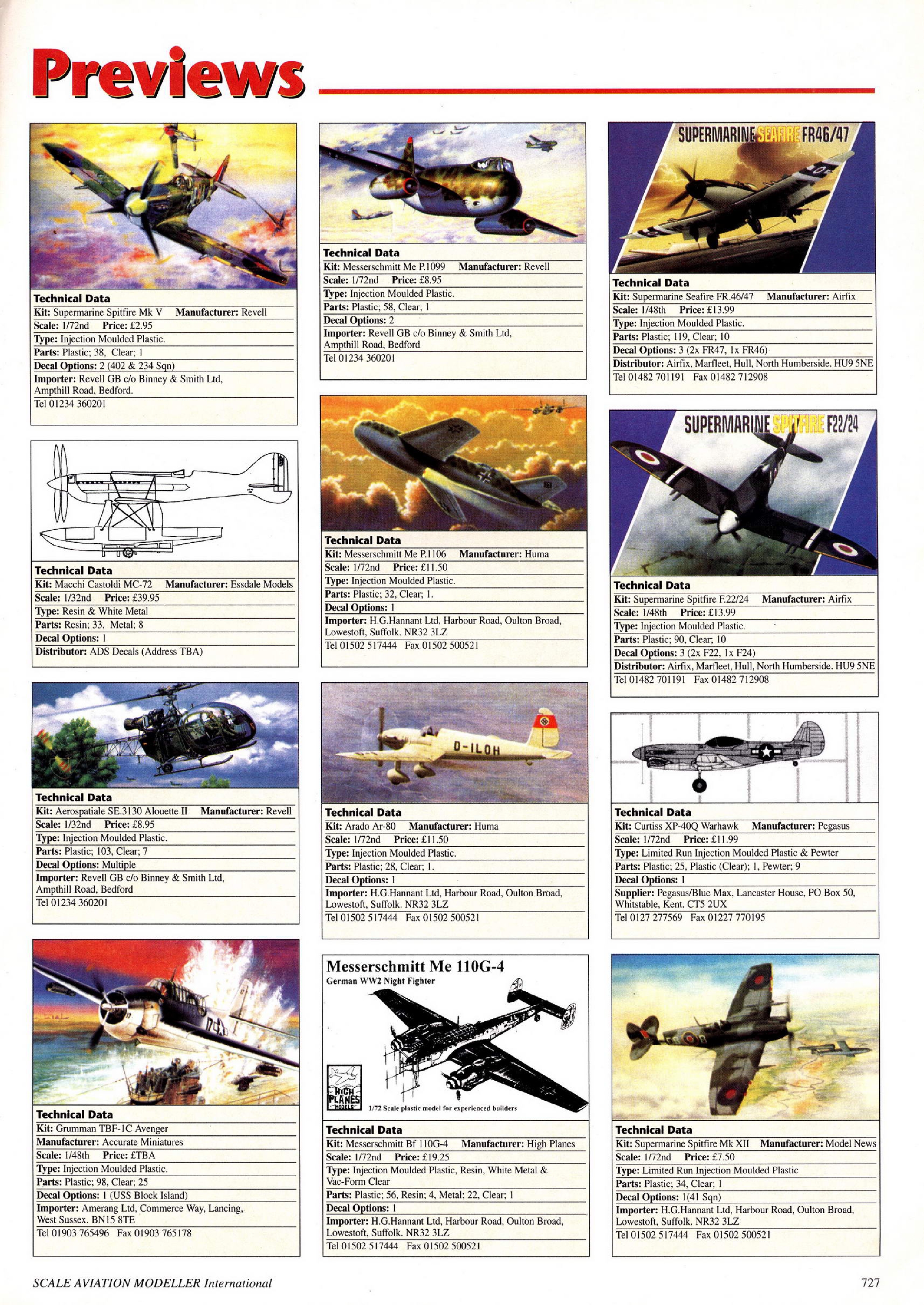 Scale Aviation Modeller International 1999-12
